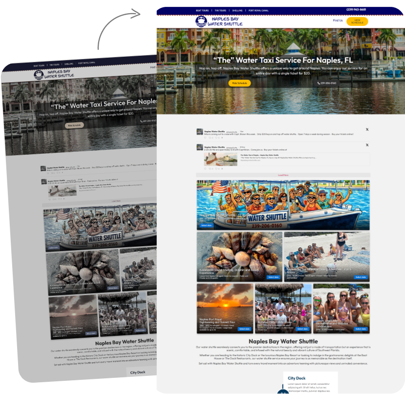 Naples Bay Water Shuttle Experience