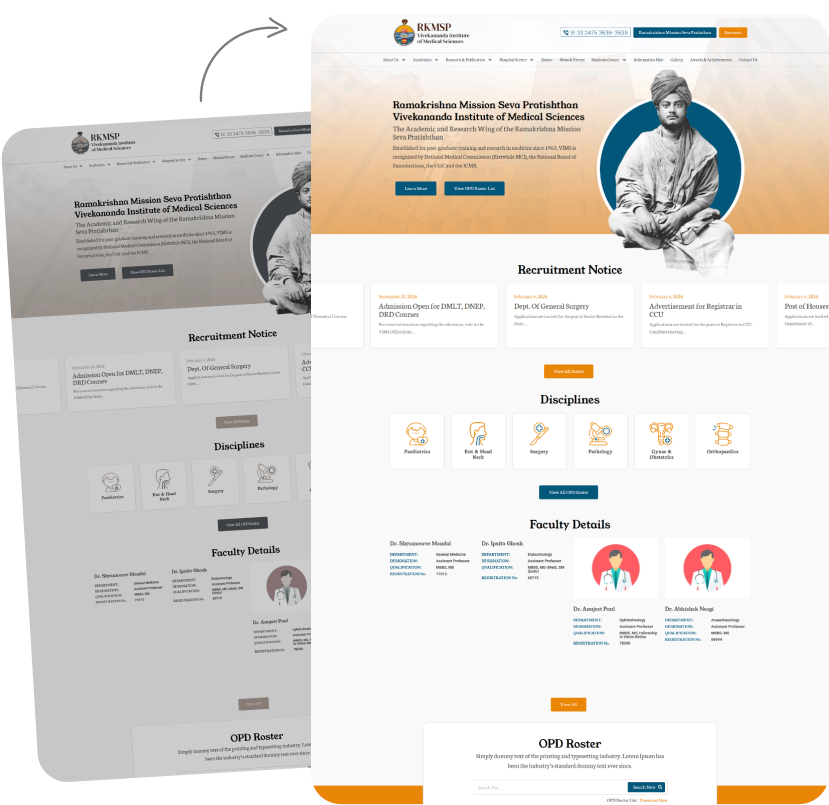 VIMS RKMSP Healthcare Platform