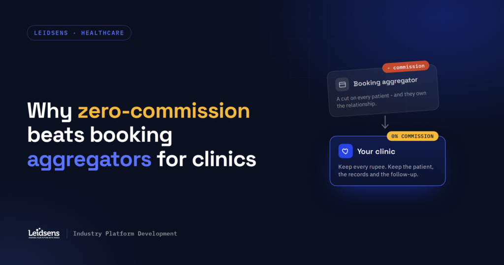 Why zero-commission beats booking aggregators for clinics