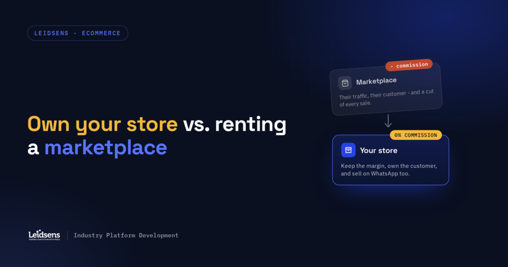 Own your store vs. renting a marketplace: the real trade-offs