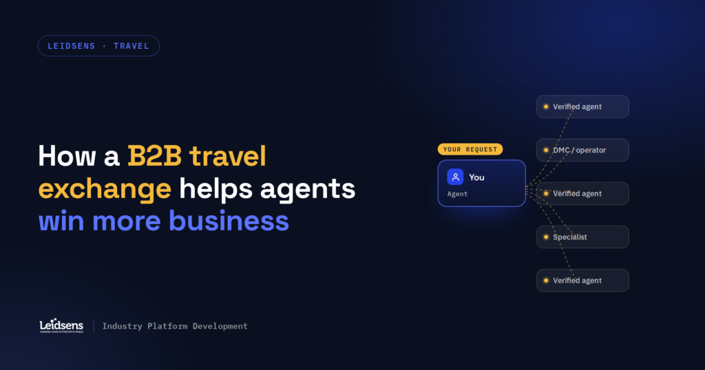 How a B2B travel exchange helps agents win more business